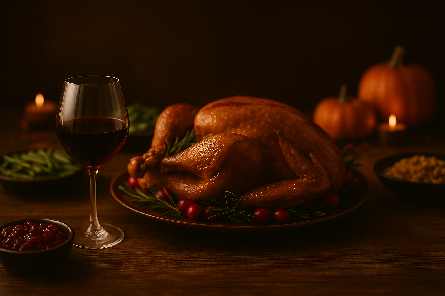 Thanksgiving wine pairing overview image